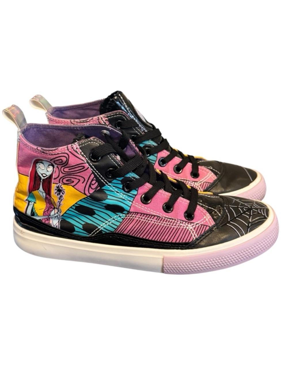 Ground Up Disney Nightmare Before Christmas Sally high-top sneakers shoes